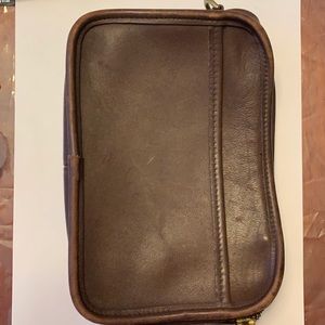 Coach leather pouchette